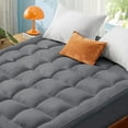 Cozy Comfort Mattress Topper Queen Size Extra Thick Mattress Pad