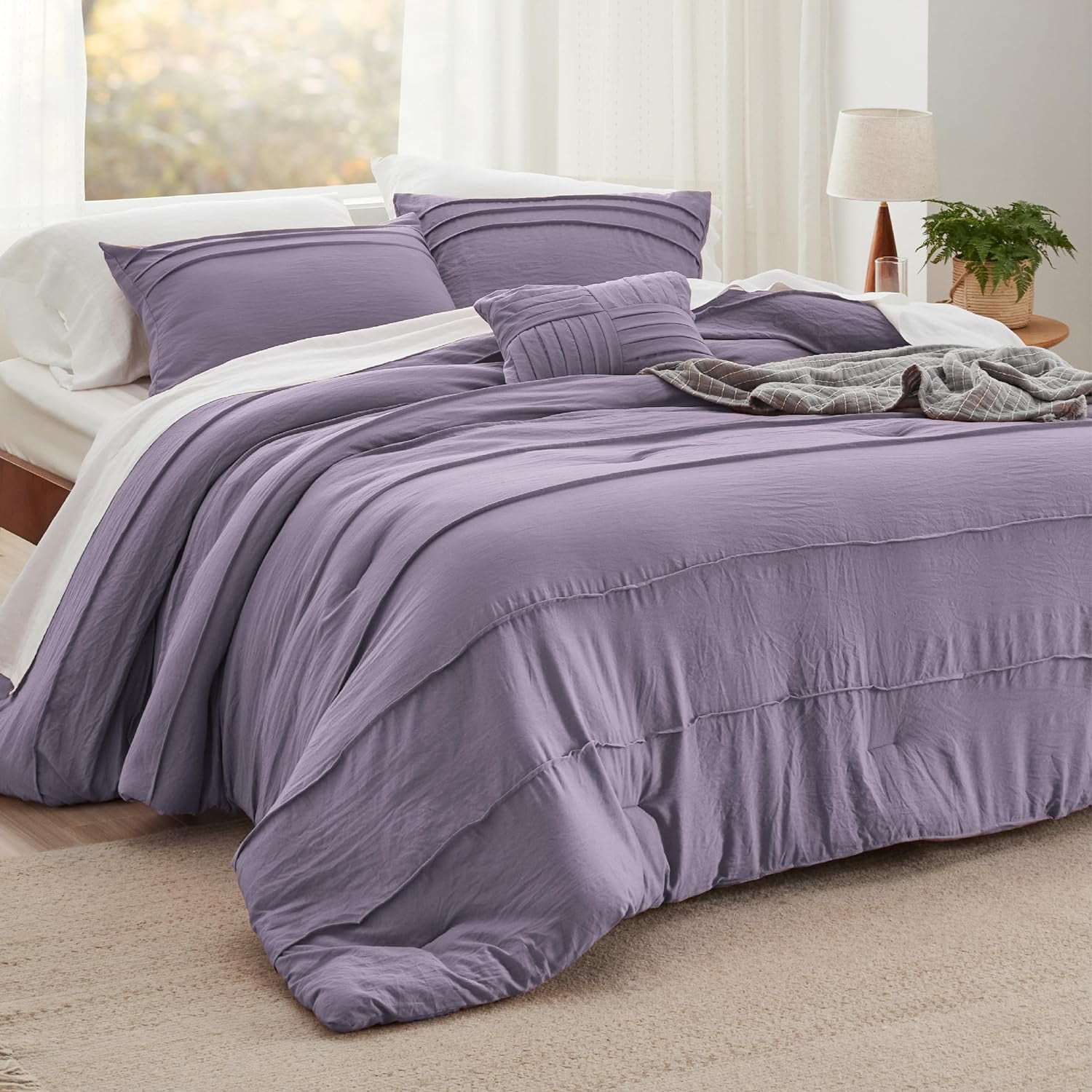 Purple king size pillow hot sale
