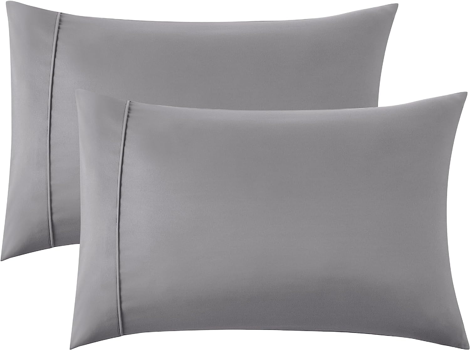 Bedsure Queen Pillowcases Set of 2 - Polyester Microfiber material ...