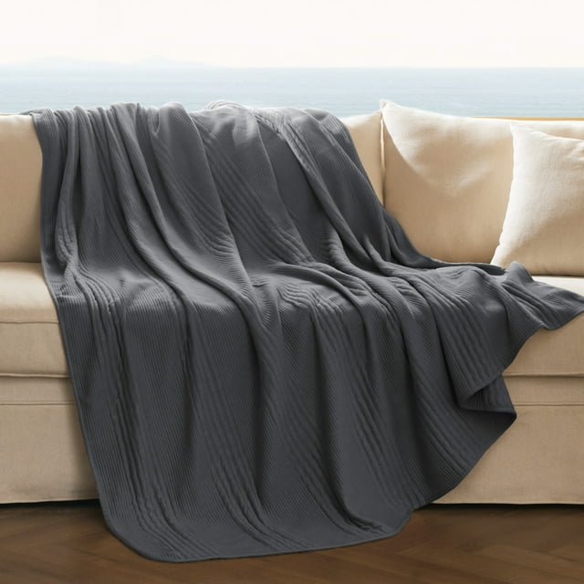 Cozy Comfort Quilted Cotton Modal Blanket TwinXL Size, Cozy Warm for