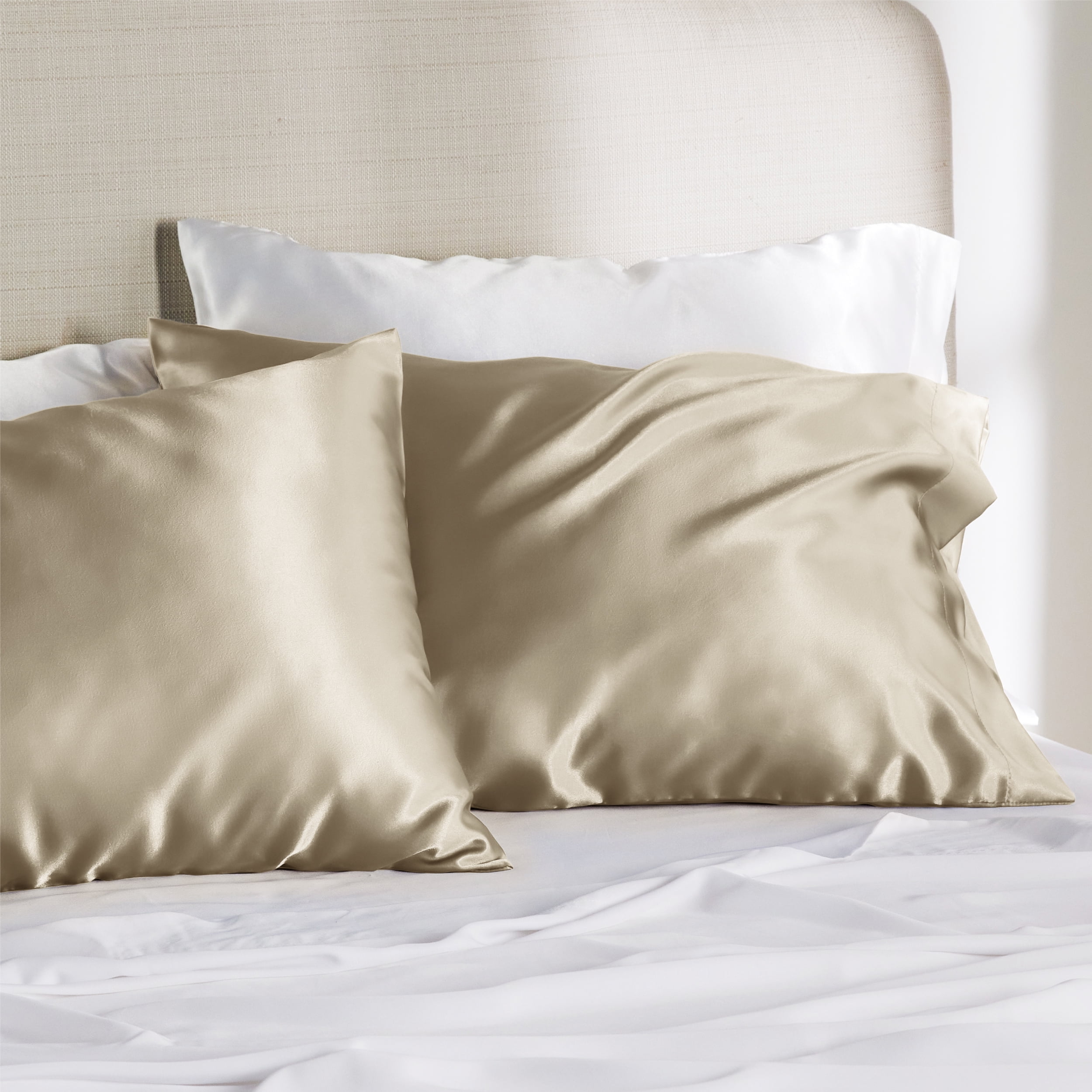 Cozy Comfort Satin Pillowcase 2 Pack King 20x36 with Envelope Closure