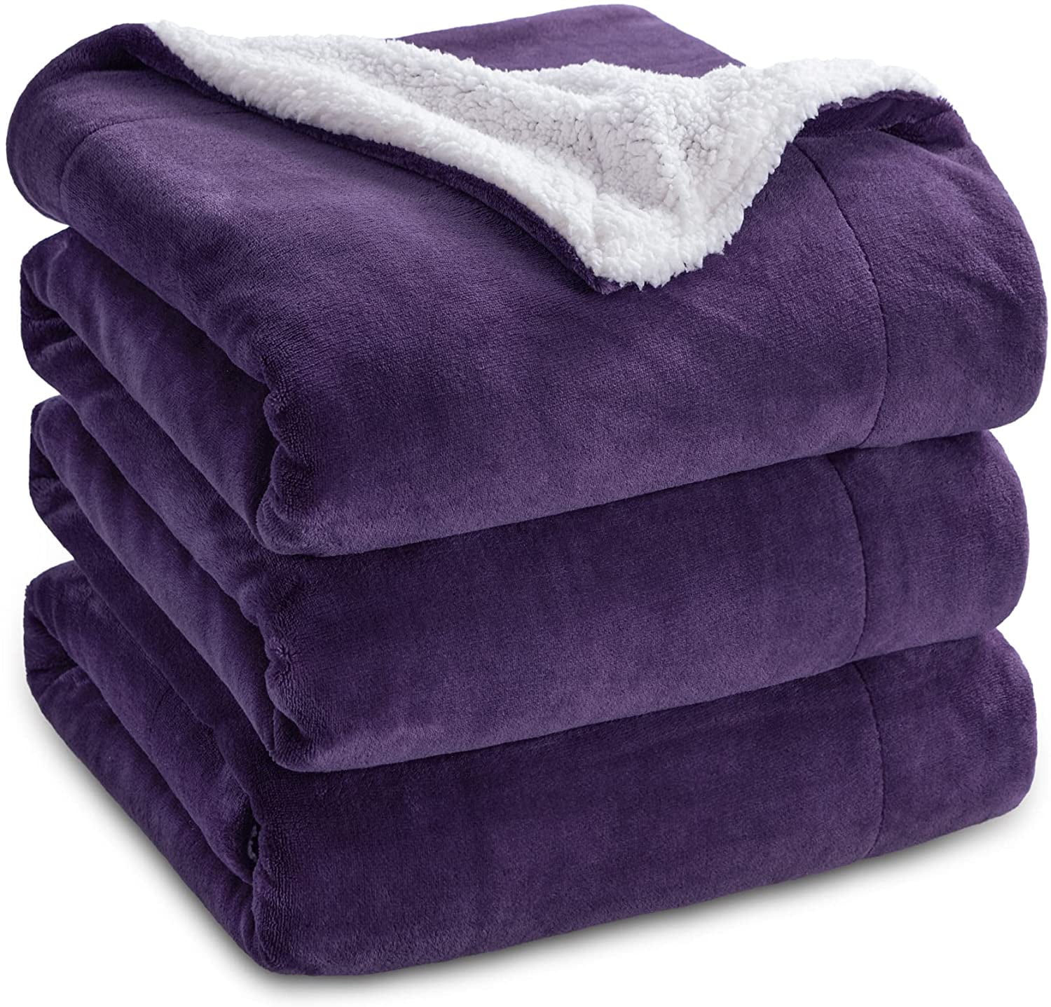 Bedsure Super Heavy Plush Fleece Blanket for Winter King Size, Thick