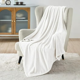 Bedsure Grey Fleece Blanket for Couch - Super Soft Cozy Blankets for Women,  Cute Small Blanket for Girls, 50x70 Inches
