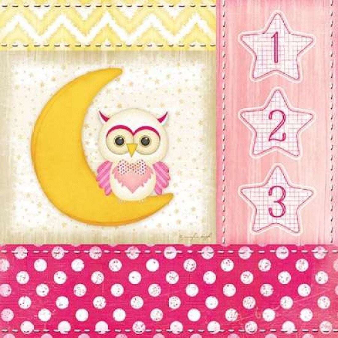 Bedtime Baby Girl Canvas Art - Jennifer Pugh (24 x 24)