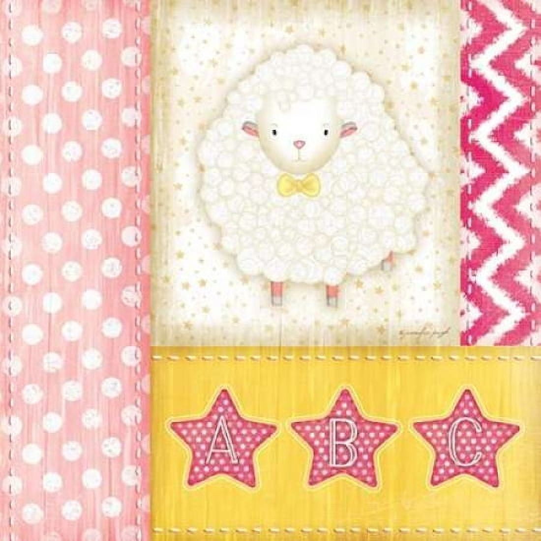 Bedtime Baby Girl II Canvas Art - Jennifer Pugh (24 x 24)