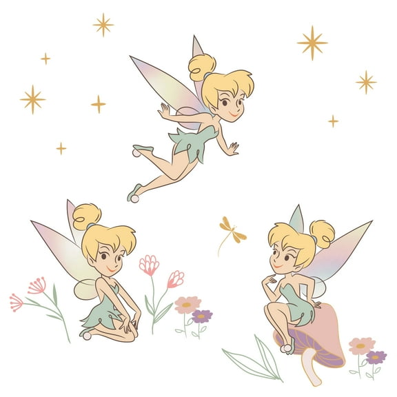 Bedtime Originals Disney Baby Tinker Bell Garden/Floral Wall Decals/Stickers