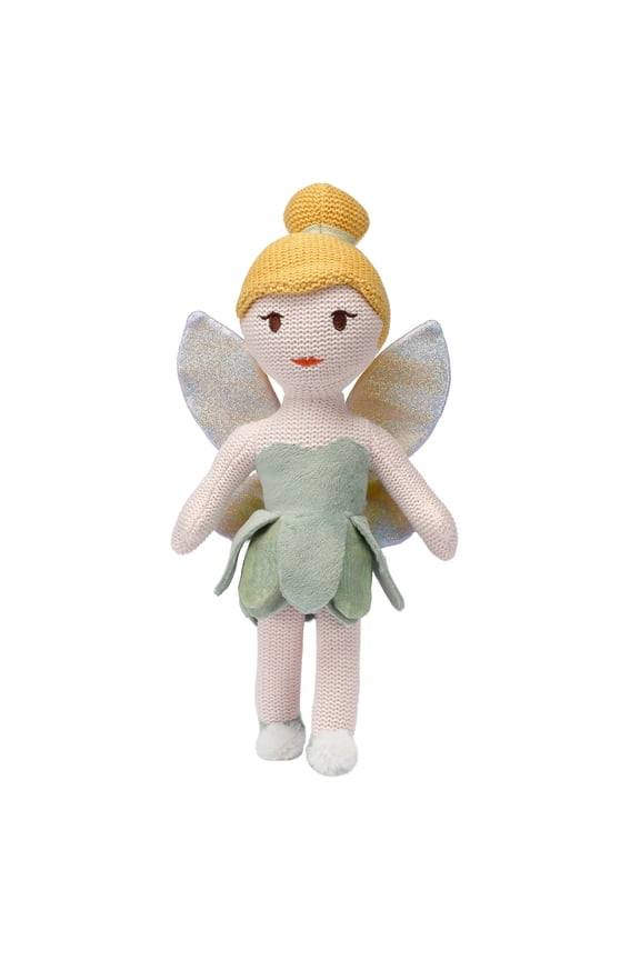 Disney Tinker Bell Luxury Knit Plush Fairy Stuffed Animal Toy