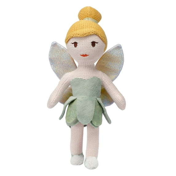 Bedtime Originals Disney Tinker Bell Luxury Knit Plush Fairy Stuffed Animal Toy