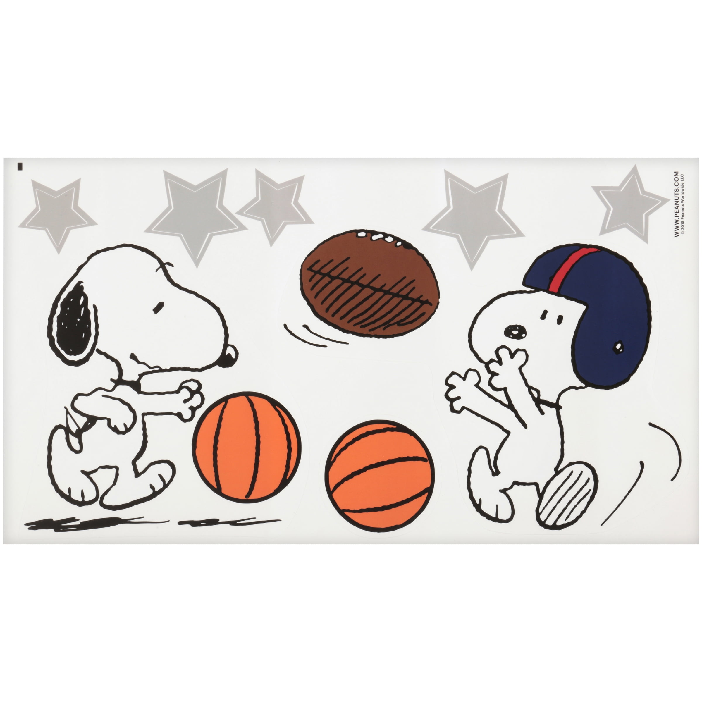 Bedtime Originals? Peanuts® Snoopy Sports Wall Appliqués 3 ct Pack