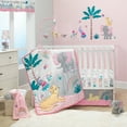 thumbnail image 1 of Bedtime Originals Rainbow Jungle Elephant/Leopard 3-Piece Baby Crib Bedding Set, 1 of 9