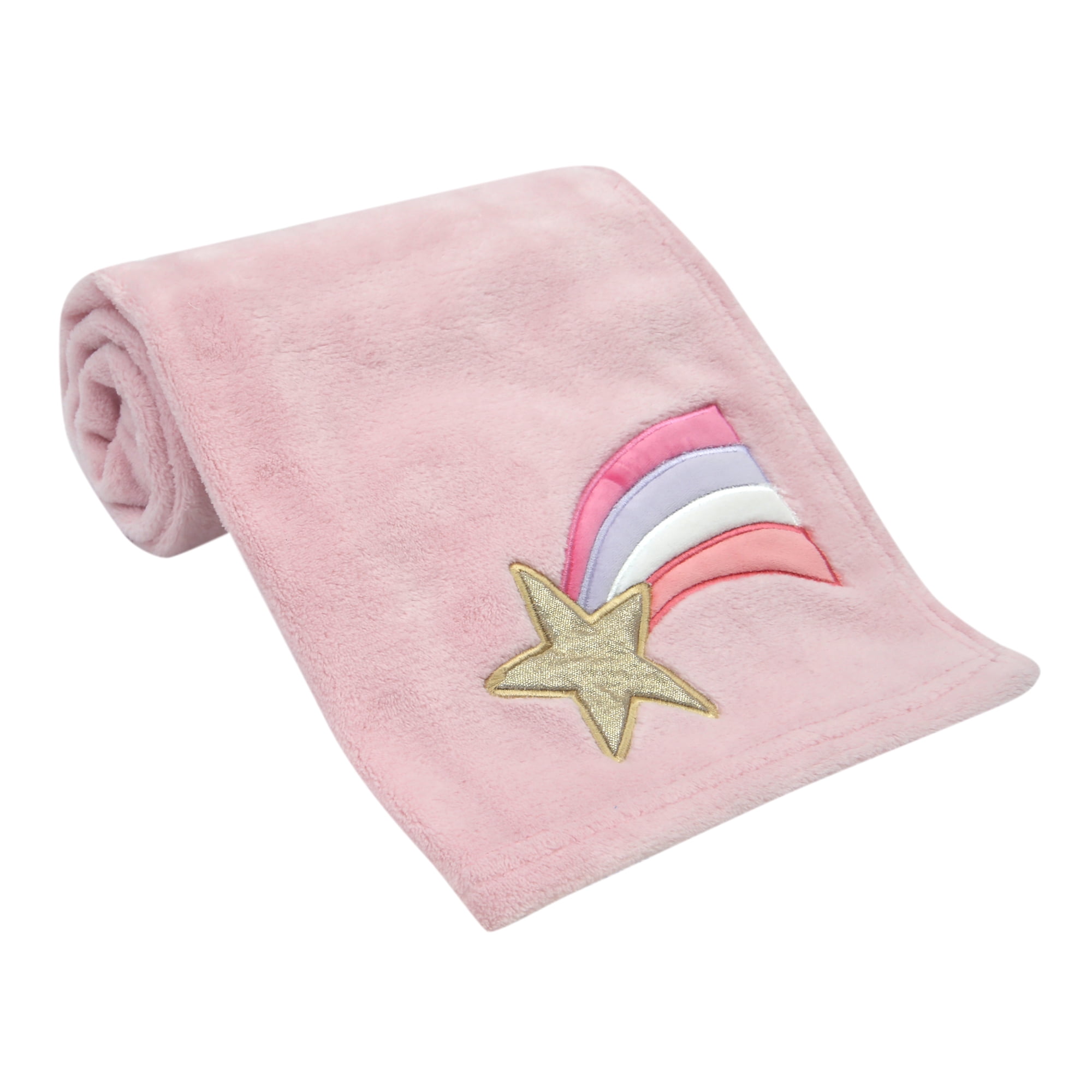 Rainbow Pink Baby Blanket