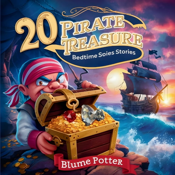 Bedtime Stories for Kids Age 3 to 8 Seri 20 Pirate Treasure Bedtime Stories For Kids Age 3 - 8, Book 4, (Paperback)