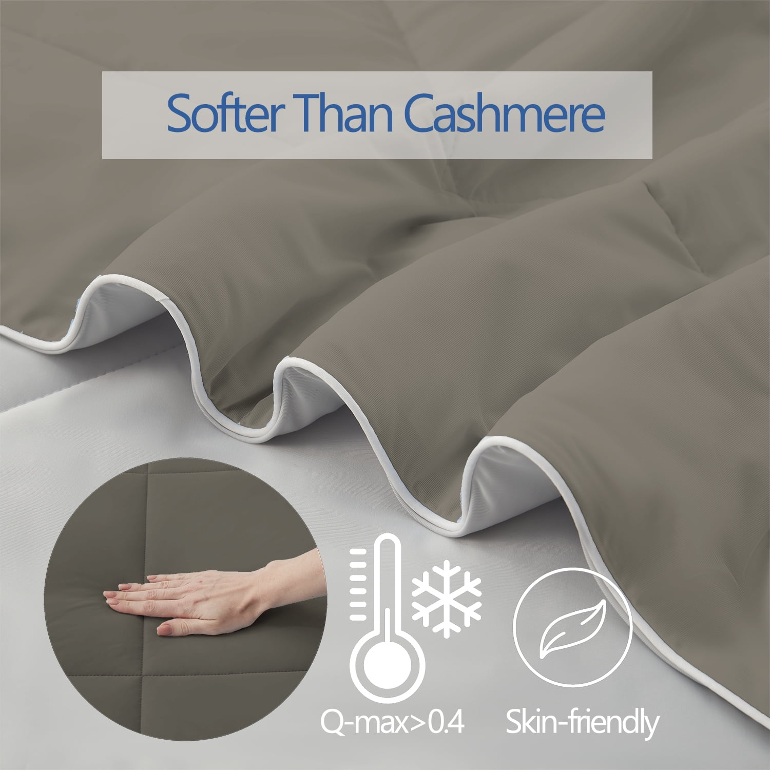 Bedtreat Cooling Comforter King Size Cool Comforters for Hot Sleepers ...