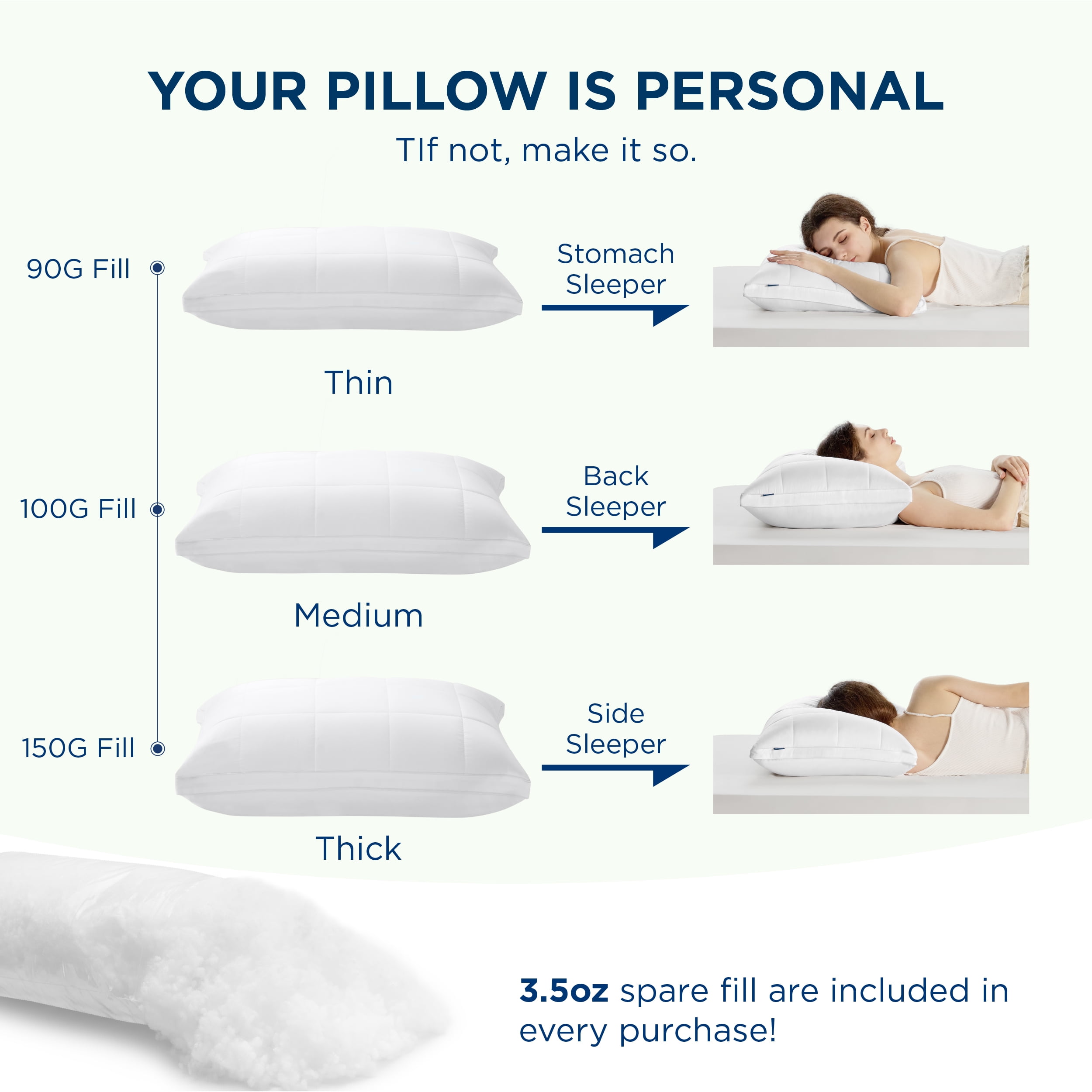 Bedure Standard Pillow 1 Pack Rayon Derived from Bamboo Cooling