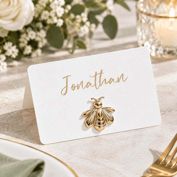 Bee 24Pcs Table Place Card Holders for Wedding and Party Decor