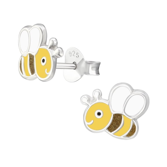 Bee 925 Sterling Silver Stud Earrings