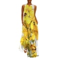 thumbnail image 1 of Bee And Flowers Sleeveless Dress Summer Dresses Birthday Dress for Women Luxury 2025 Dress Party Night, 1 of 6