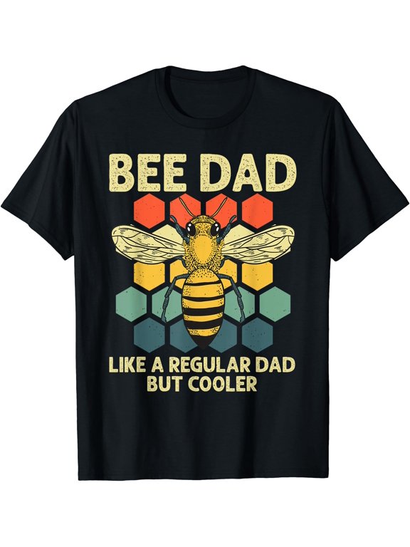 Bee Art For Men Dad Honey Bee Keeper Bumblebee Beekeeper T-Shirt