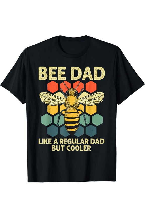 Bee Art For Men Dad Honey Bee Keeper Bumblebee Beekeeper T-Shirt