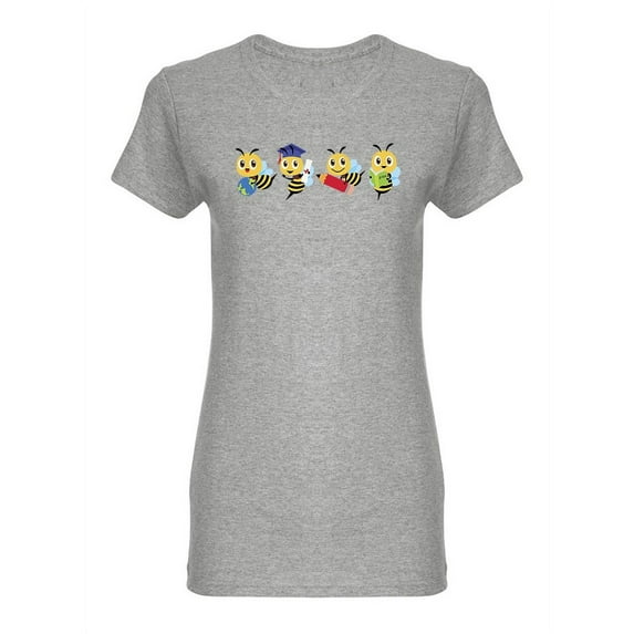 Bee Back To School Set Shaped T-Shirt Women -Image by Shutterstock, Female Small