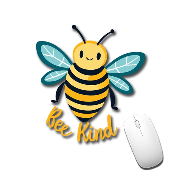 Bee Be Kind Cute Sweet Mouse Pad Low Profile Gaming Mat