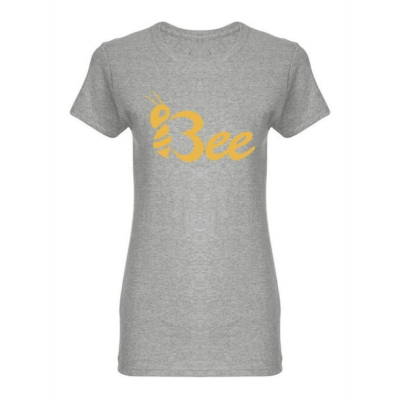 Bee Beautiful  Design Shaped T-Shirt Women -Image by Shutterstock, Female Large