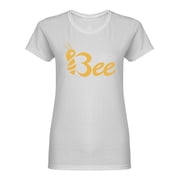 Bee Beautiful Design Shaped Tee Womens -Image by Shutterstock
