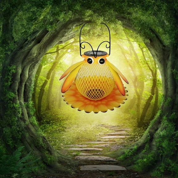 Bee Beetle LED Solar Garden Light – Hangable Outdoor Decorative Lamp with Realistic Insect Design, Warm Romantic Glow, Ideal for Enhancing Courtyards, Gardens and Patio Ambiance