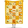 thumbnail image 1 of Bee Blanket Lightweight Flannel Throw Blanket Gifts for Girls Women in All Season Blanket for Bed/Couch/Sofa 30"x40" for Baby/Pets, 1 of 6