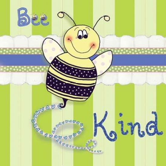 Bee Border II Canvas Art - Andi Metz (24 x 24)