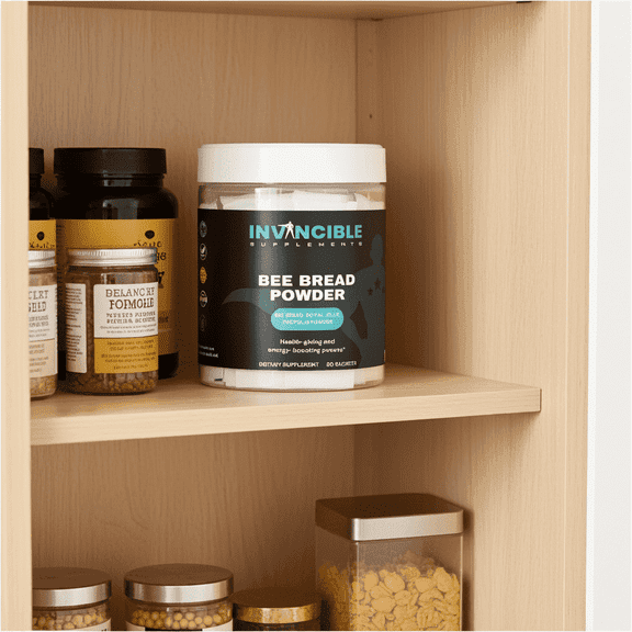 Invincible Supplements Bee Bread, Propolis & Royal Jelly Daily Sachets Immune Support