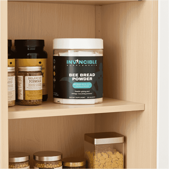 Invincible Supplements Bee Bread, Propolis & Royal Jelly Sachets for Immune Support, Daily Superfood Supplement, 30 Sachets