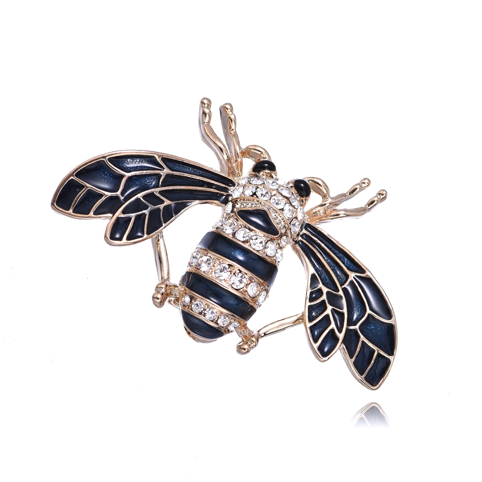 Bee Brooch Pin Bee Lapel Pin For Women Retro Rhinestone Insect Pin Jewelry Gift