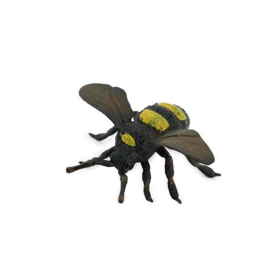 Bee, Bumble Bee, Bumblebee, Rubber Insect, Hand Painted, Realistic Toy Figure, Model, Replica, Kids, Educational, Gift, 2 1/2" CH257 BB123