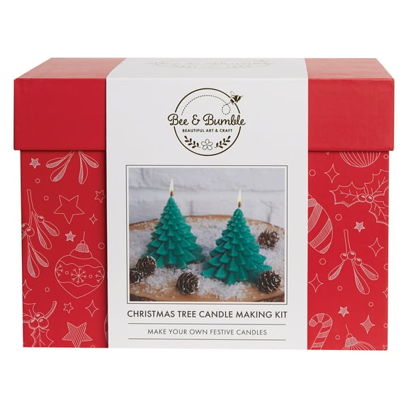 Bee & Bumble Christmas Tree Candle Making Craft Kit