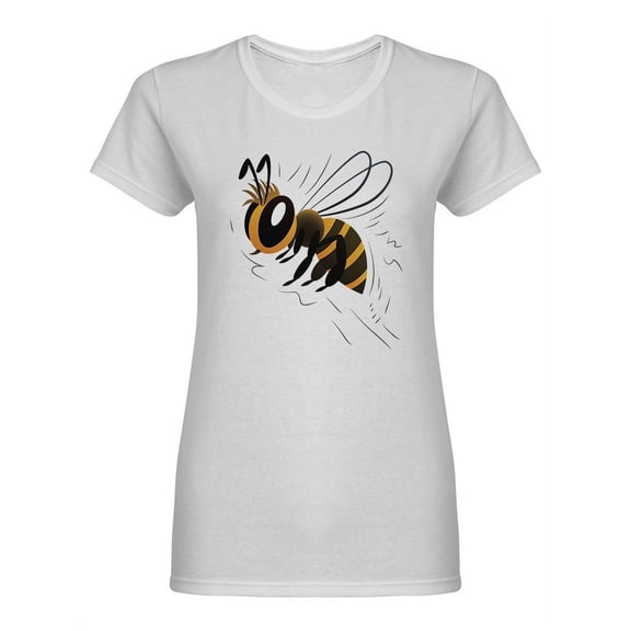 Bee Cartoon Shaped T-Shirt Women -Image by Shutterstock, Female XX-Large