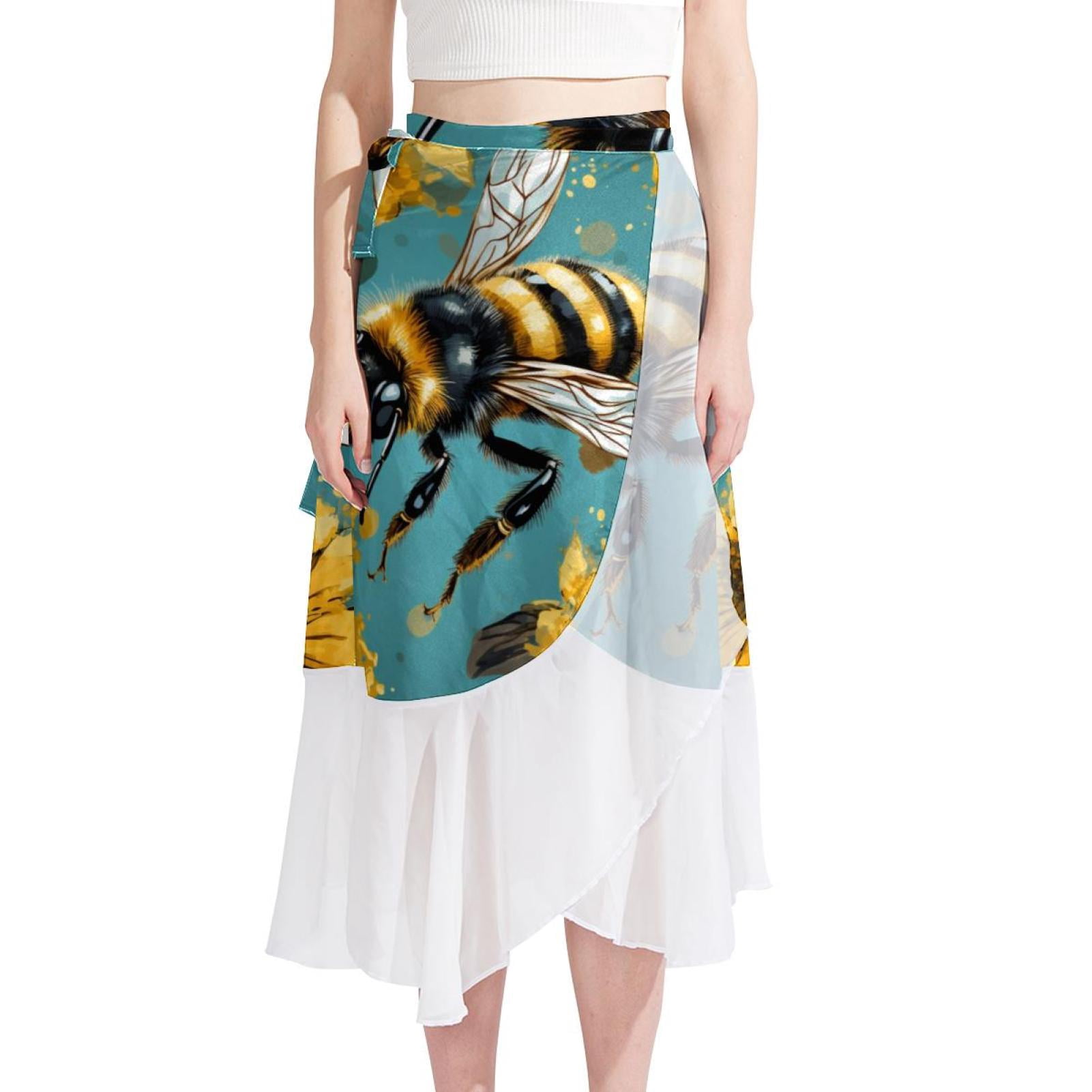 Pretty Knit Summer Beach Skirt Set