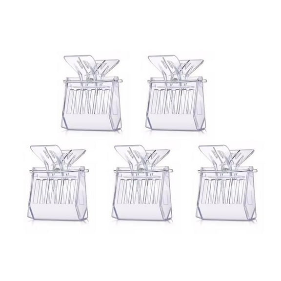 Bee Clip for Queen (5-Pack), Plastic Bee Marking Catcher Beekeeping Tools for Safely Capture and Store The Queen Bee, for Easy One-Handed Queen Bee Marking & Handlin