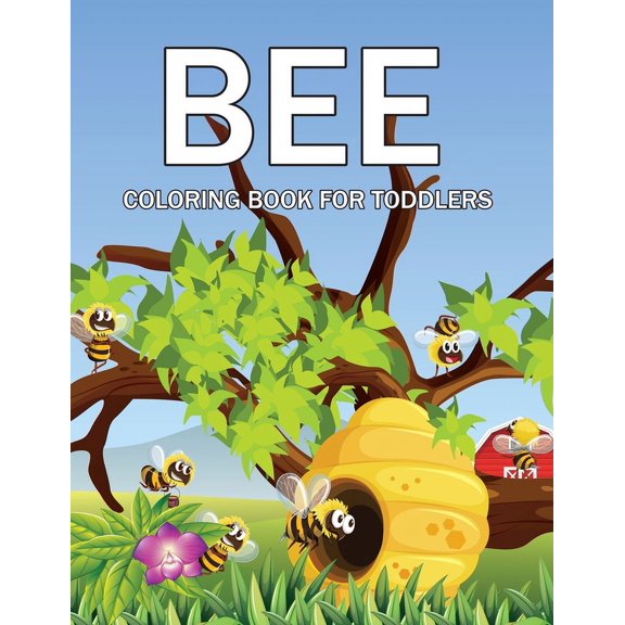 Bee Coloring Book For Toddlers (Paperback)