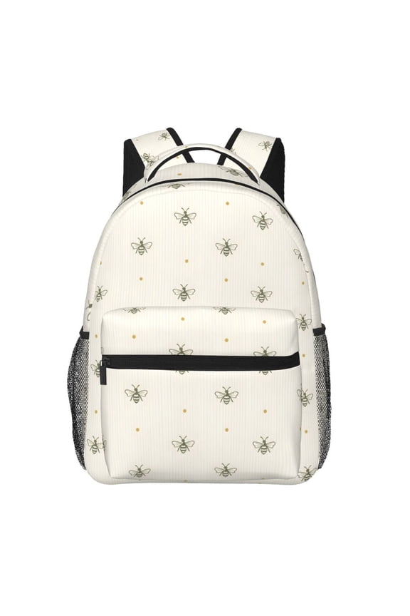 Bee Cream Lightweight Casual Backpack Travel Daypack for Women Men Work Commute Outdoor Weekend Gift