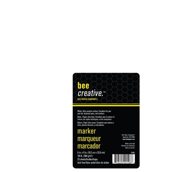 Bee Paper Bee Creative Series - Marker Art Loose Leaf 25 Sheets