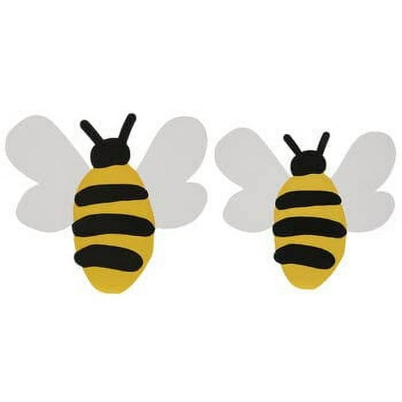 Bee Cutout Shapes - 20 Pieces - for Craft, Decoration, Bulletin Board