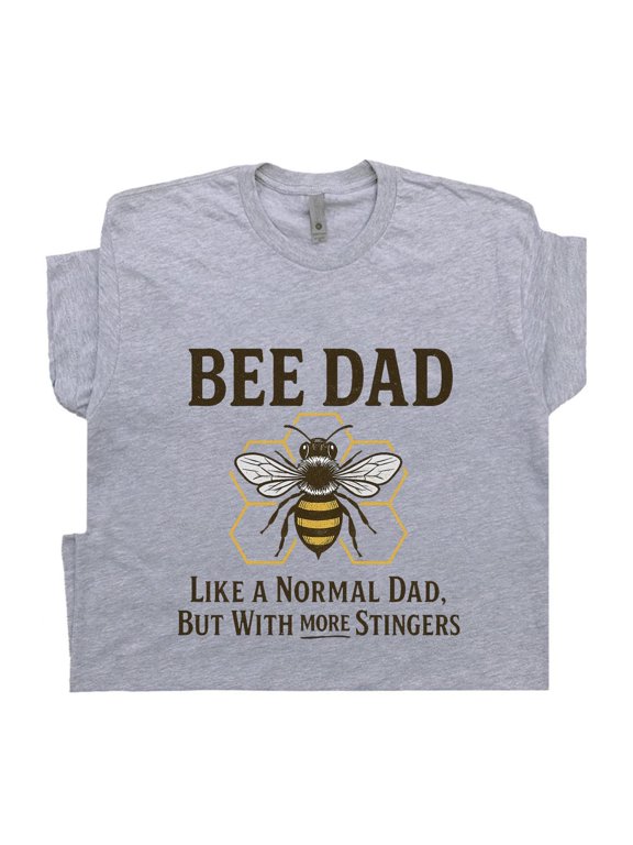 Bee Dad Shirt Funny Beekeeper Gift for Him Backyard Honey Farmer TShirt Apiary Dad Outfit