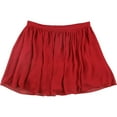 thumbnail image 1 of Bee Darlin Womens Solid A-line Skirt, Red, Juniors, 13/14, 1 of 1