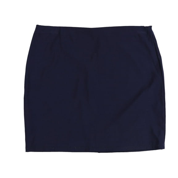 Bee Darlin Womens Solid Mini Skirt, Blue, Juniors, 9/10