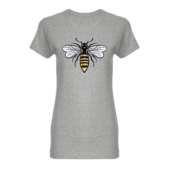 Bee Design Shaped T-Shirt Women -Image by Shutterstock, Female Medium
