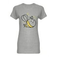 thumbnail image 1 of Bee  Design Shaped T-Shirt Women -Image by Shutterstock, Female XX-Large, 1 of 2