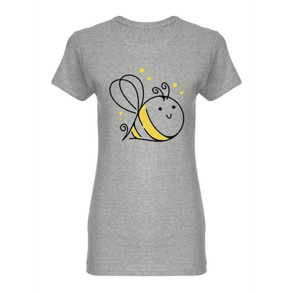 Bee Design Shaped T-Shirt Women -Image by Shutterstock, Female XX-Large