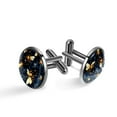 thumbnail image 1 of Bee Elegant Mens Cufflink Set for Formal Attire, Made of Stainless Steel, for Weddings and Business Meetings, 1 of 6
