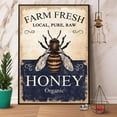 thumbnail image 1 of Bee Farm Fresh Honey Local Pure Raw Satin Poster Wall Art Decor 16 x 24 Inch Poster, 1 of 5